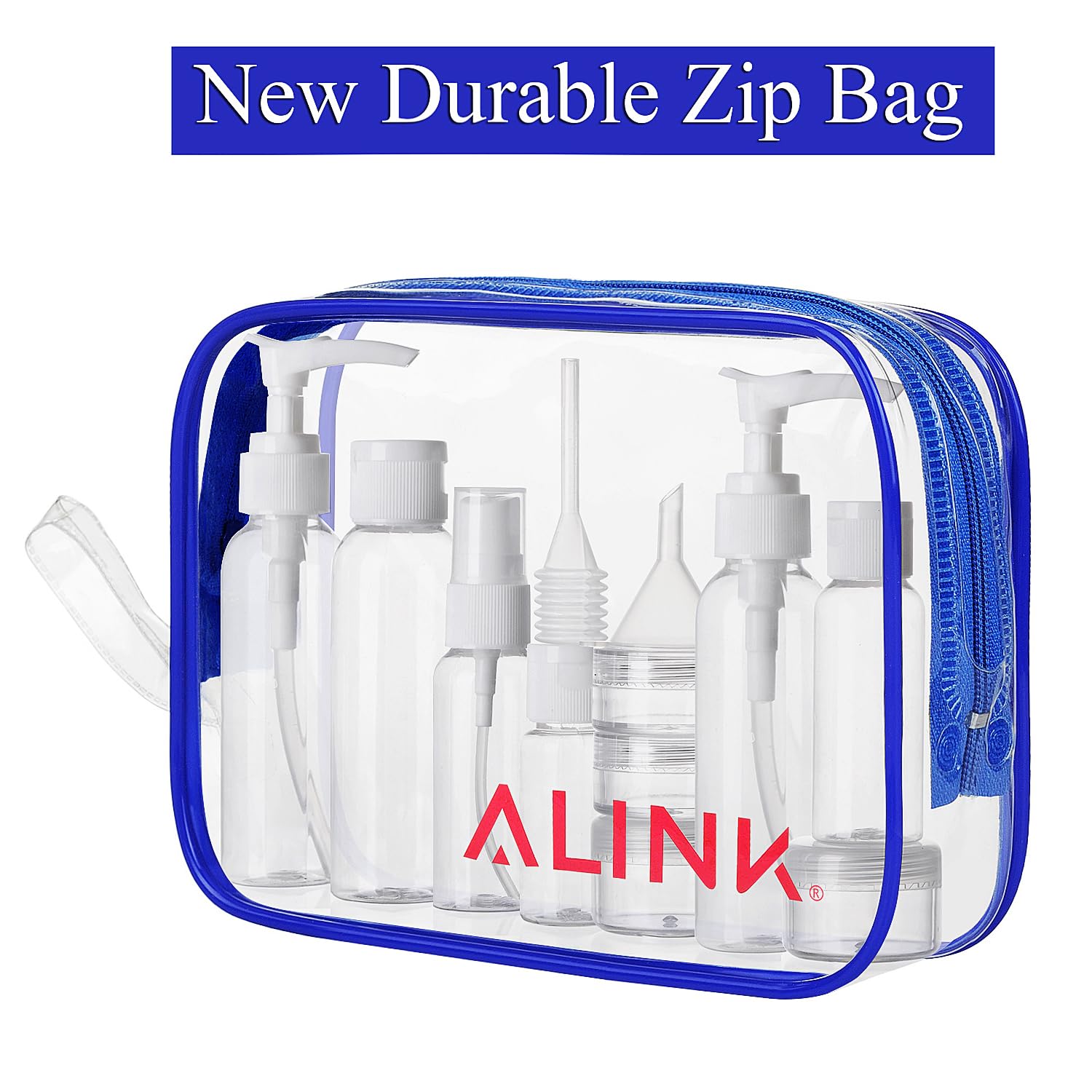 ALINK accessoires-etui-zippé pour transporter les outils de beauté en voyage.