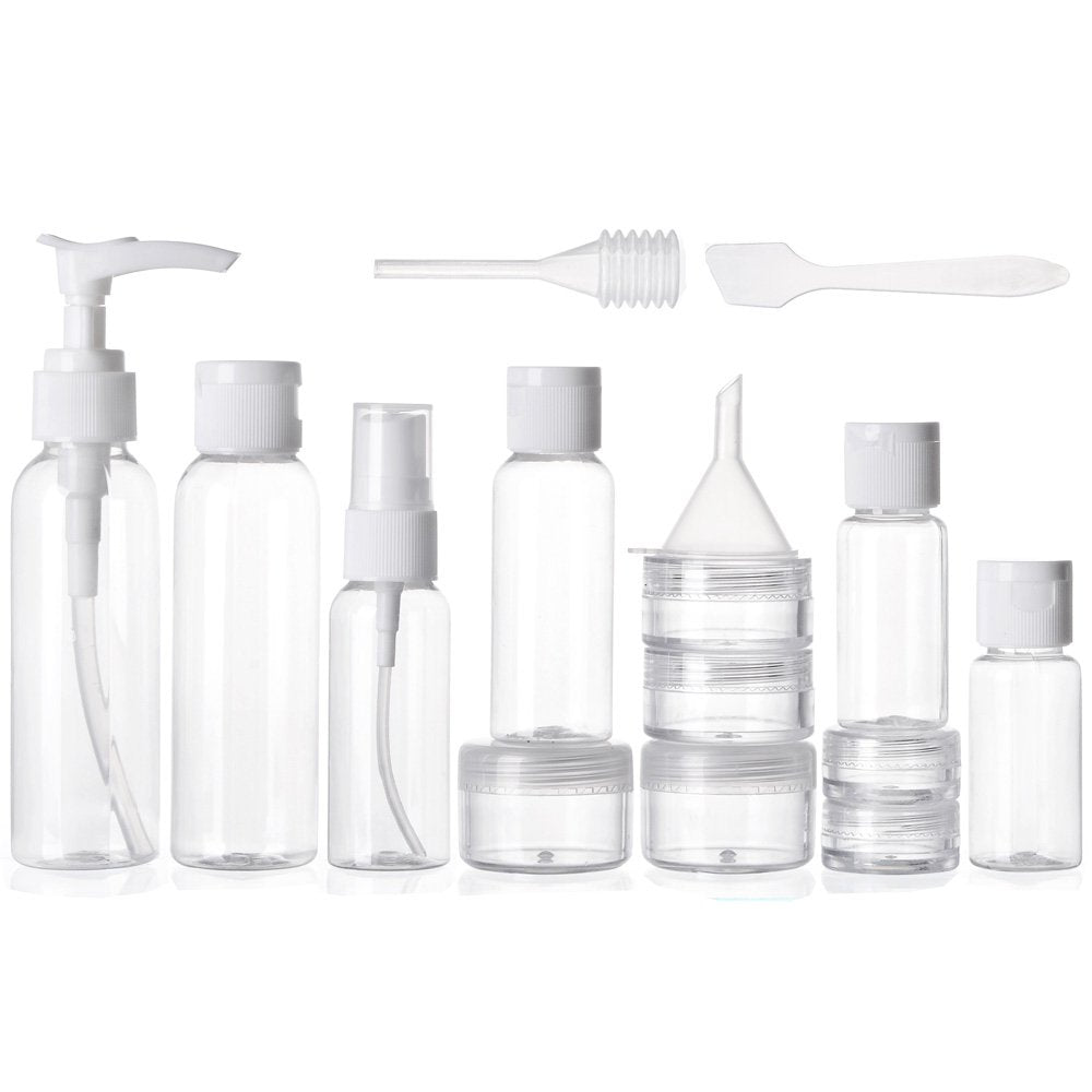 ALINK ensemble-flacons-voyage-16-pcs pour organiser vos liquides en voyage.