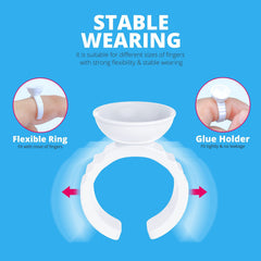 AliOry – anneaux colle cils design ergonomique pour un travail précis.