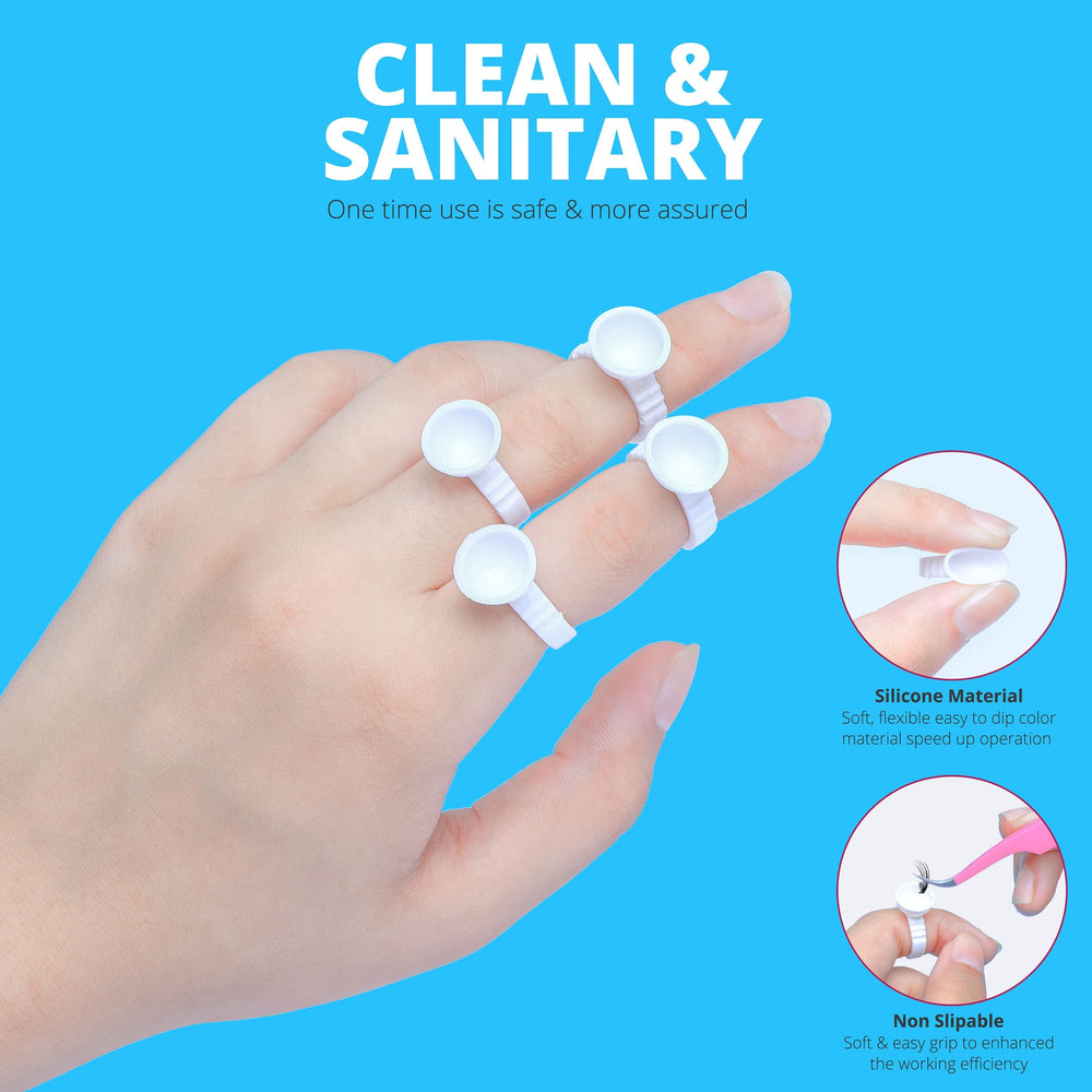 AliOry – anneaux colle cils polyvalents pour nail art et couleurs pour lèvres.