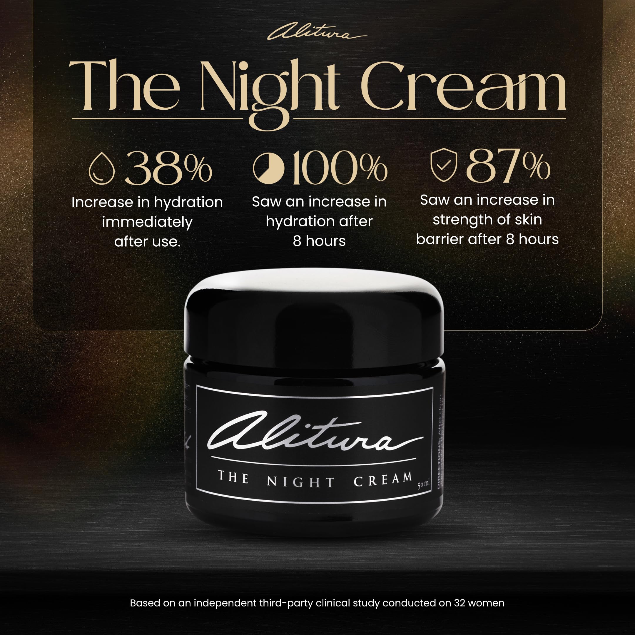 Alitura Crème Nuit Utilisation nocturne – absorption profonde et confort durable.