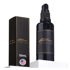 Alitura Sérum Doré – bouteille élégante, hydratation durable et teint lumineux.