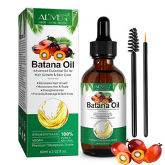 ALIVER Batana Huile pour cheveux: cheveux brillants et nourris après application.