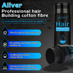 ALIVER fibres capillaires noir – couleur naturelle assortie à votre chevelure.
