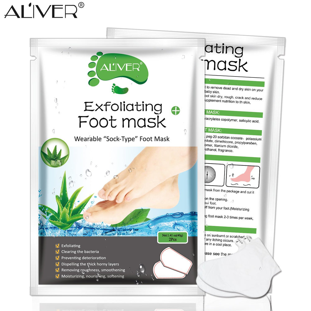ALIVER Foot Peel Mask 3 Pack — résultats potentiels après quelques jours