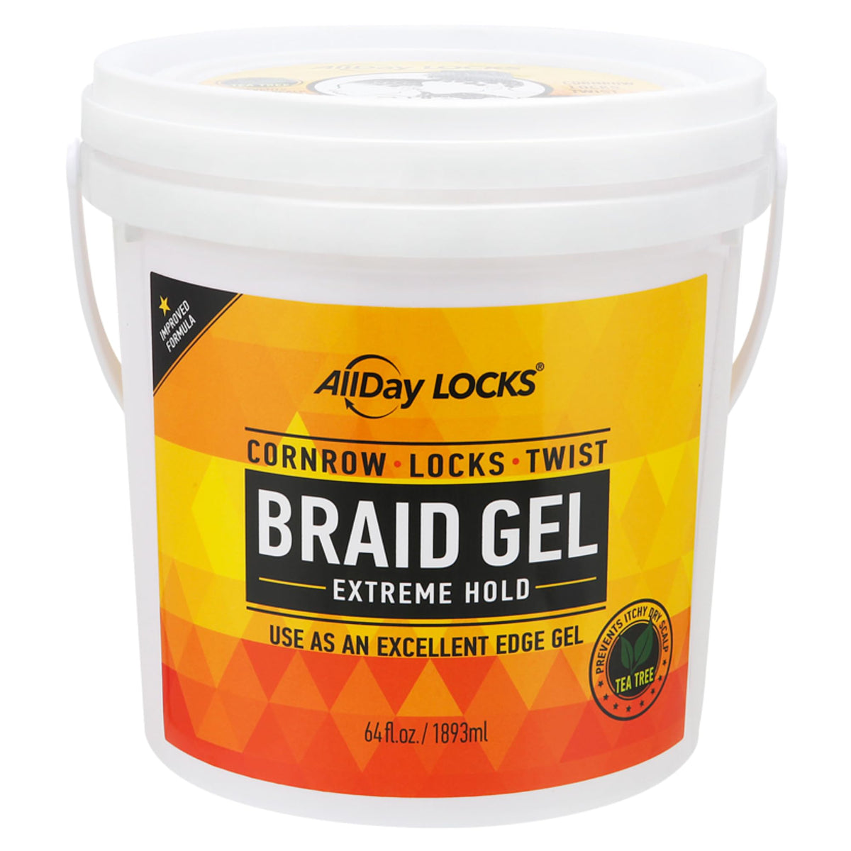 AllDay Locks Gel Extreme Hold s'applique facilement pour tresses et twists