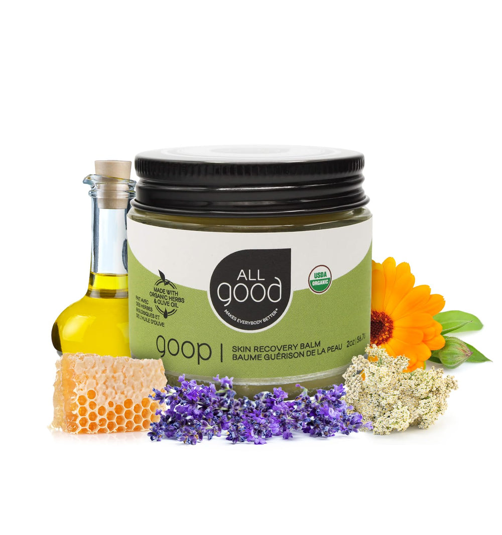All Good Goop baume-calendula-lavande: apaisement après l’effort et hydratation
