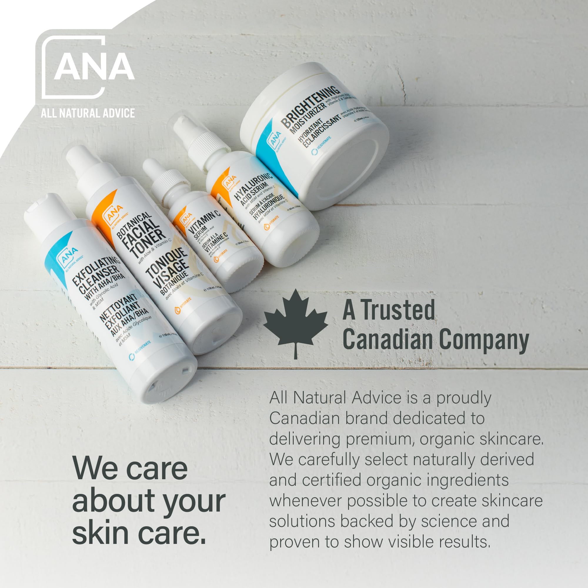 All Natural Advice Sérum vitamine C - vitamine E pour antioxydants et éclat.
