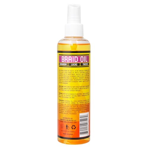 AllDay Locks Braid Foam – Application sur tresses avec finition brillante.