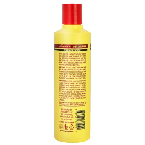AllDay Locks Activateur sur cheveux humides, application uniforme pour boucles souples