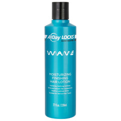 Lotion AllDay Locks Classic Wave dans sa bouteille, définition des boucles.