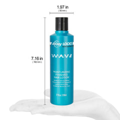 Cheveux définis et brillants après AllDay Locks Classic Wave.