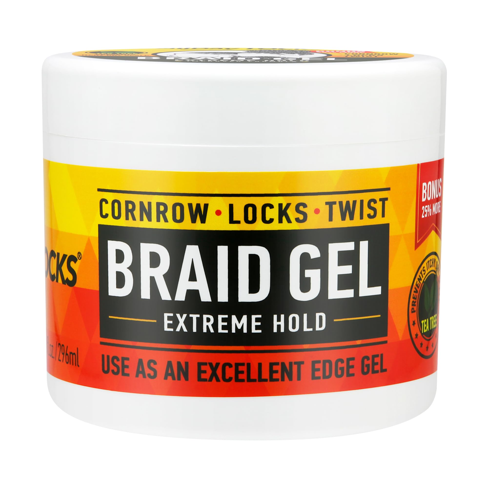 Gel AllDay Locks tressage adhérence extrême pour une tenue longue durée.
