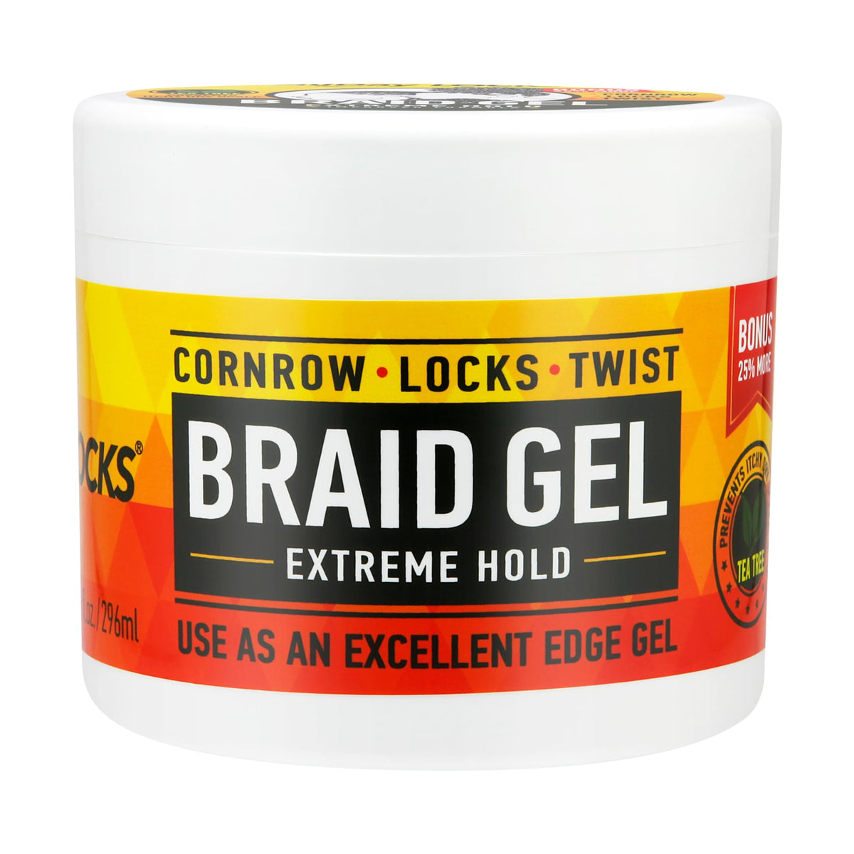Gel AllDay Locks tressage adhérence extrême pour une tenue longue durée.