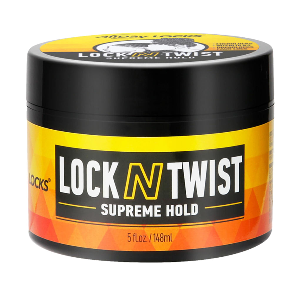 AllDay Locks Lock N Twist Maintien Suprême sur flacon de 147 ml, prêt à l'emploi.