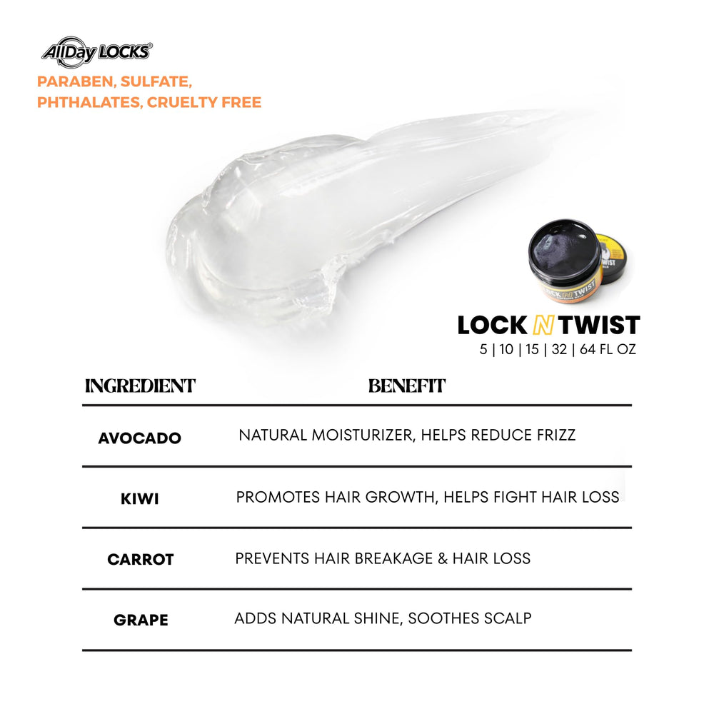 AllDay Locks Lock N Twist Supreme Hold – réduction des frisottis et finitions nettes