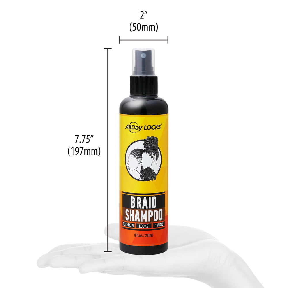 AllDay Locks Mousse pour tresses – réduction des frisottis pour une coiffure plus nette.