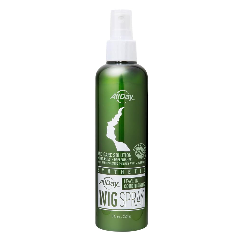 AllDay Locks Shampoing pour perruques synthétiques, flacon en vue, rafraîchissant.