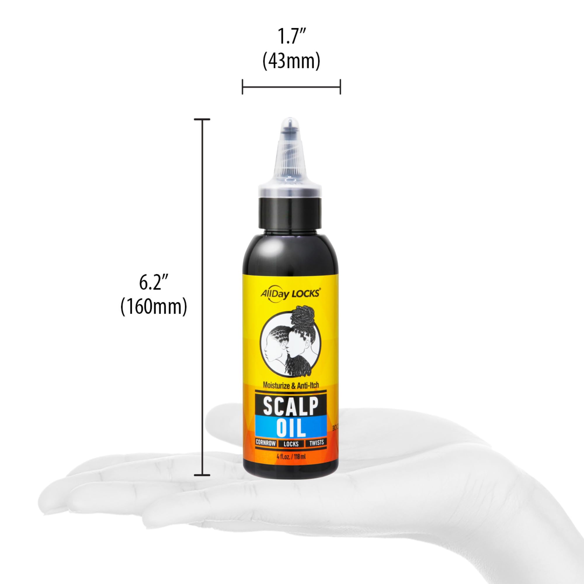 AllDay Locks Braid Foam, réduction des frisottis et brillance discrète sur braids.