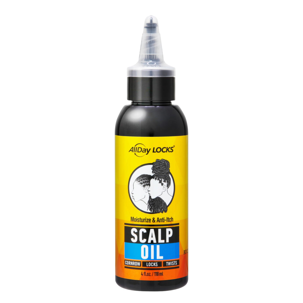 AllDay Locks Braid Foam, finition légère pour coiffures protectrices avec tenue durable.