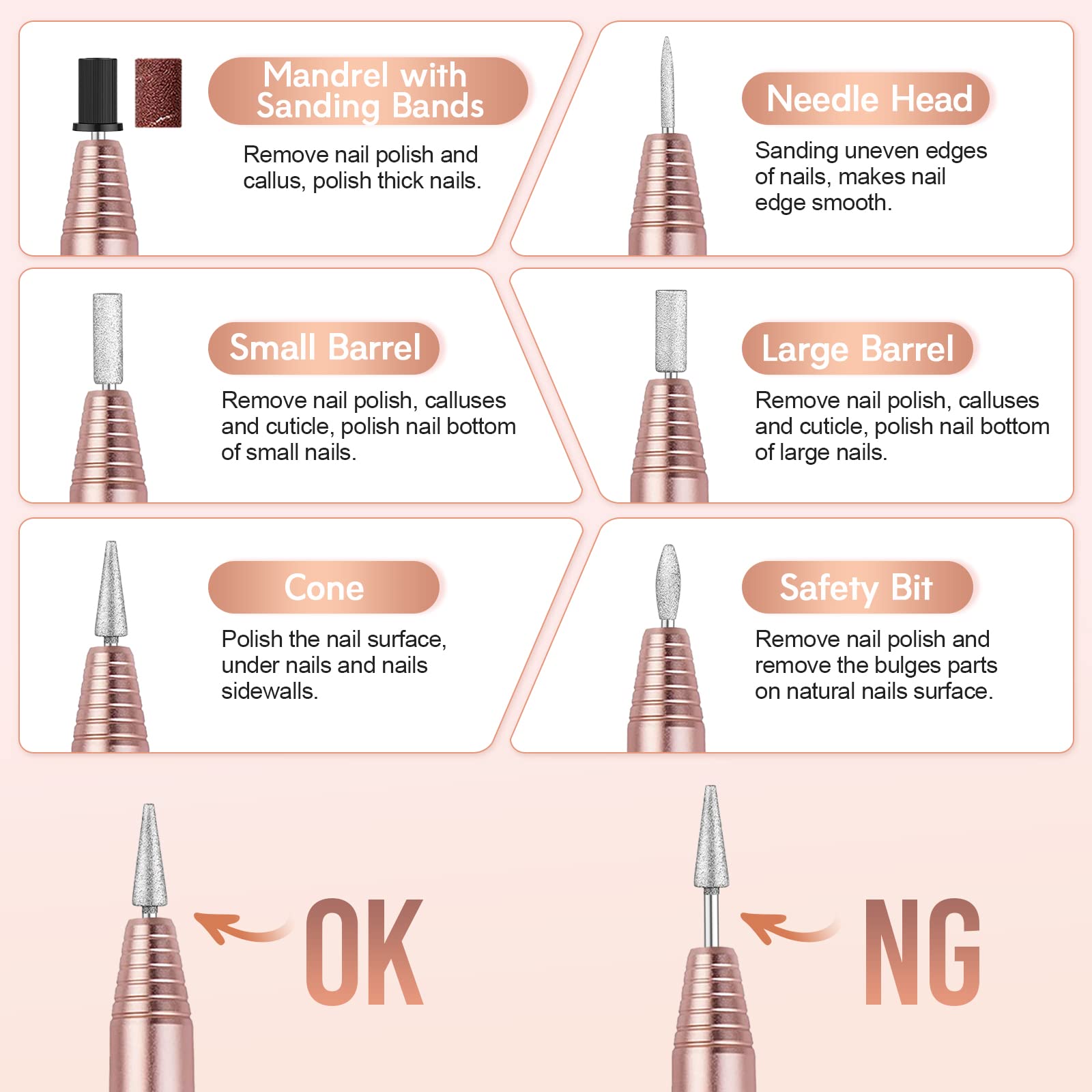 Alle's perce-ongles disponible en quatre couleurs pour votre style.