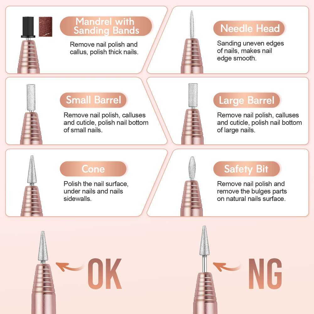 Alle's perce-ongles disponible en quatre couleurs pour votre style.
