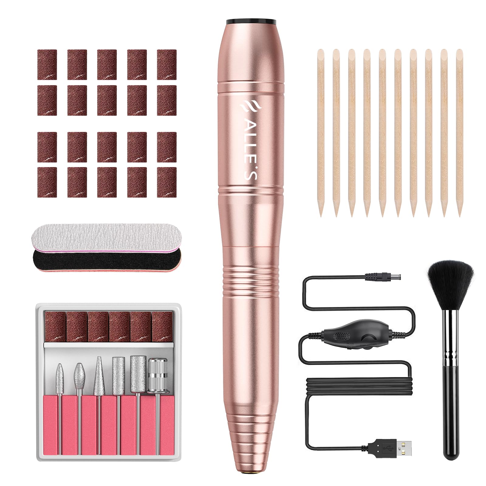 Alle's perce-ongles portable et compact, idéal pour des manucures à domicile.