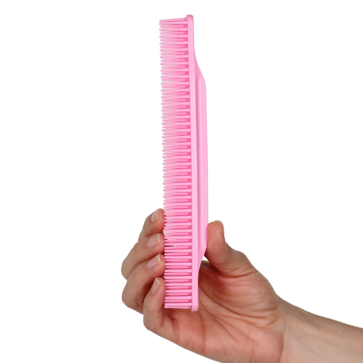 Allegro Combs #70 démêlant 3 rangs, rose clair, démêle facilement les boucles.