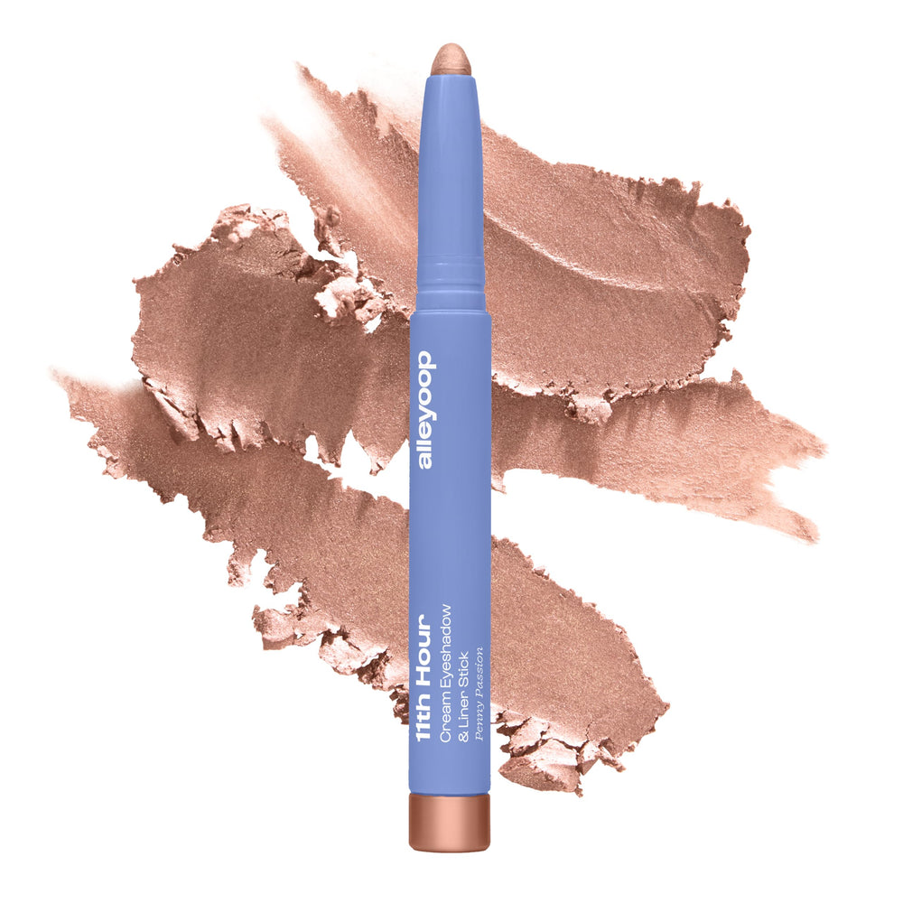 Alleyoop 11th Hour, bâton ombre crème, pigment riche et longue tenue.