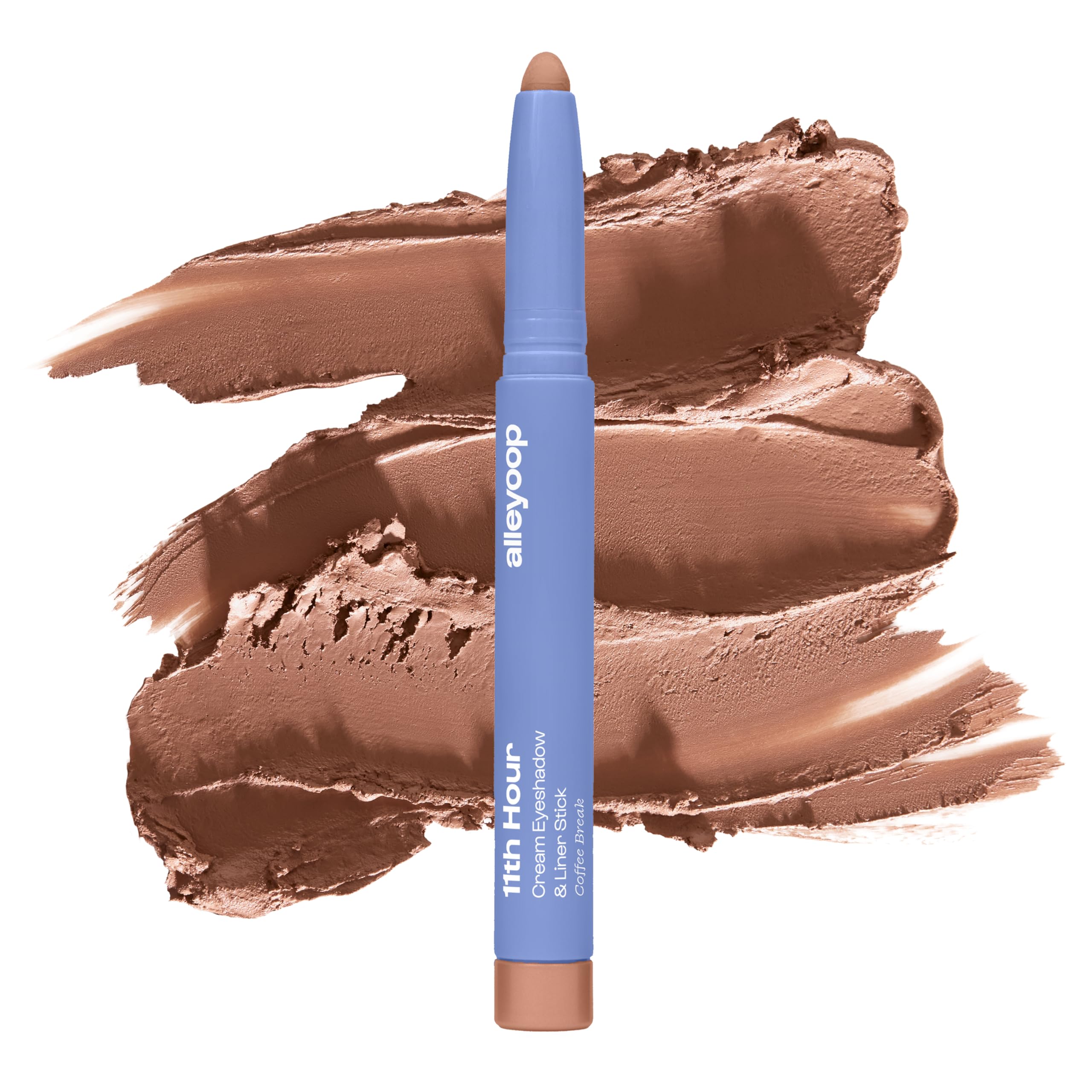 ALLEYOOP 11th Hour: crayon yeux imperméable Chestnut Matte pour une tenue durable.