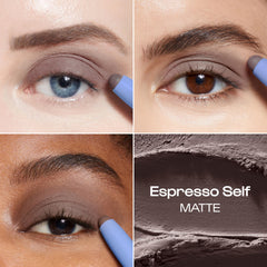 ALLEYOOP 11th Hour matte cream-to-powder finish swatch for natural-look lids.