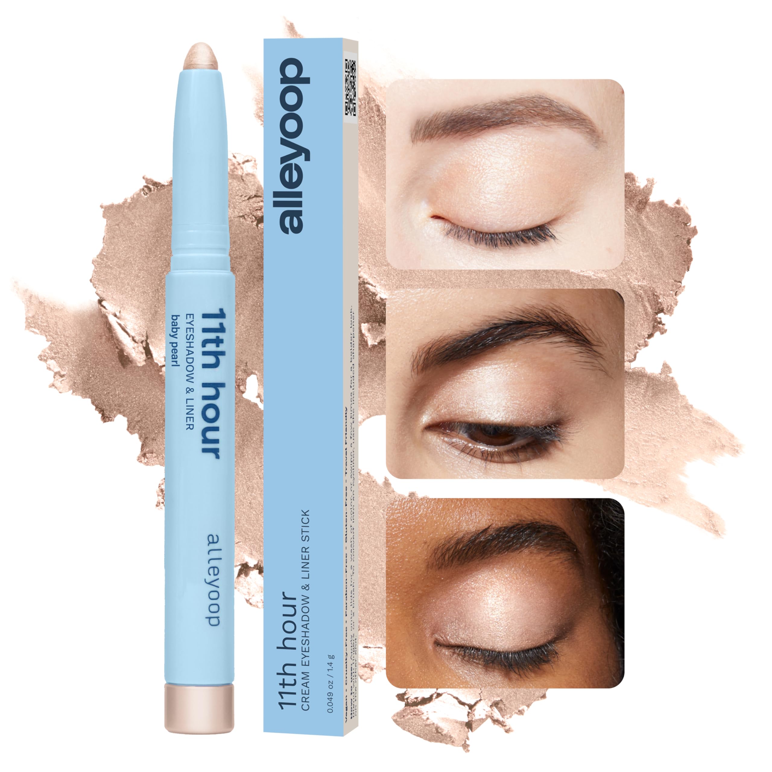 ALLEYOOP 11th Hour Stylo Ombres Yeux Creme Poudre, fini naturel et estompage facile.