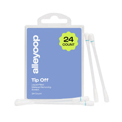 ALLEYOOP coton-embout-liquide démonstration: correction rapide et ciblée du maquillage