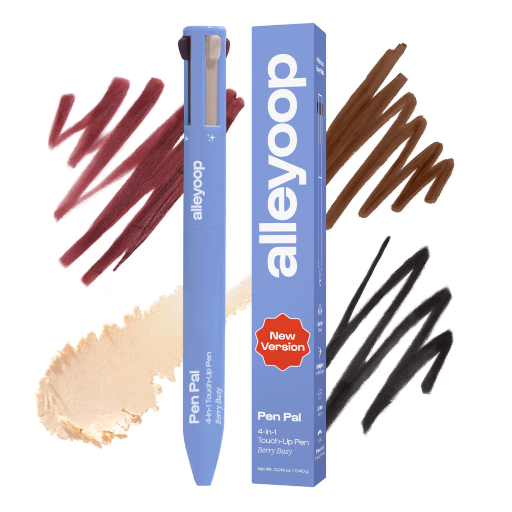 ALLEYOOP Pen Pal 4-in-1 pen for travel-friendly touch-ups on the go.