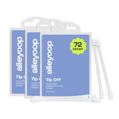 Tampons ALLEYOOP démaquillage liquide goutte, retouches rapides