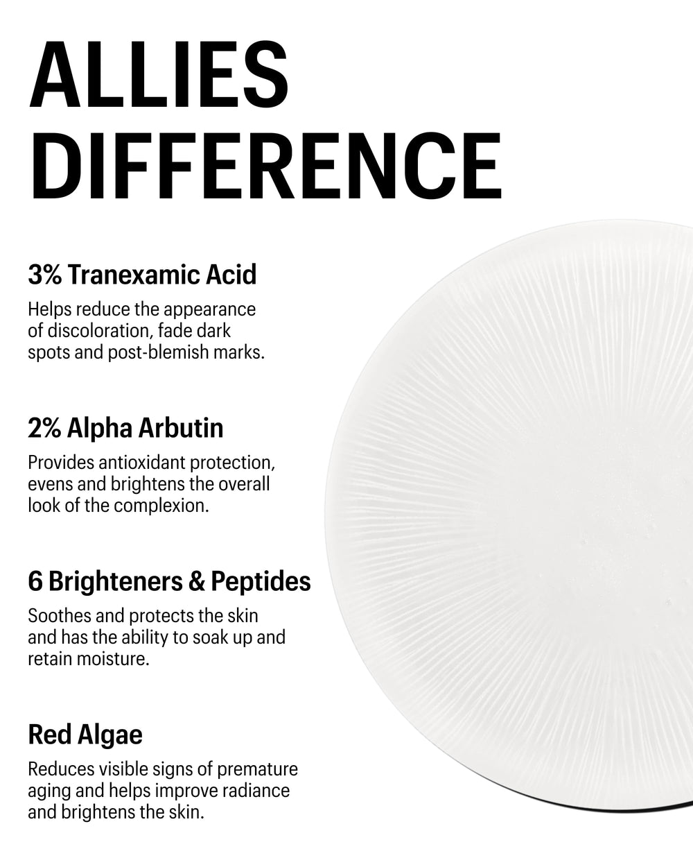 Allies of Skin emballage minimaliste – design élégant pour la salle de bain.