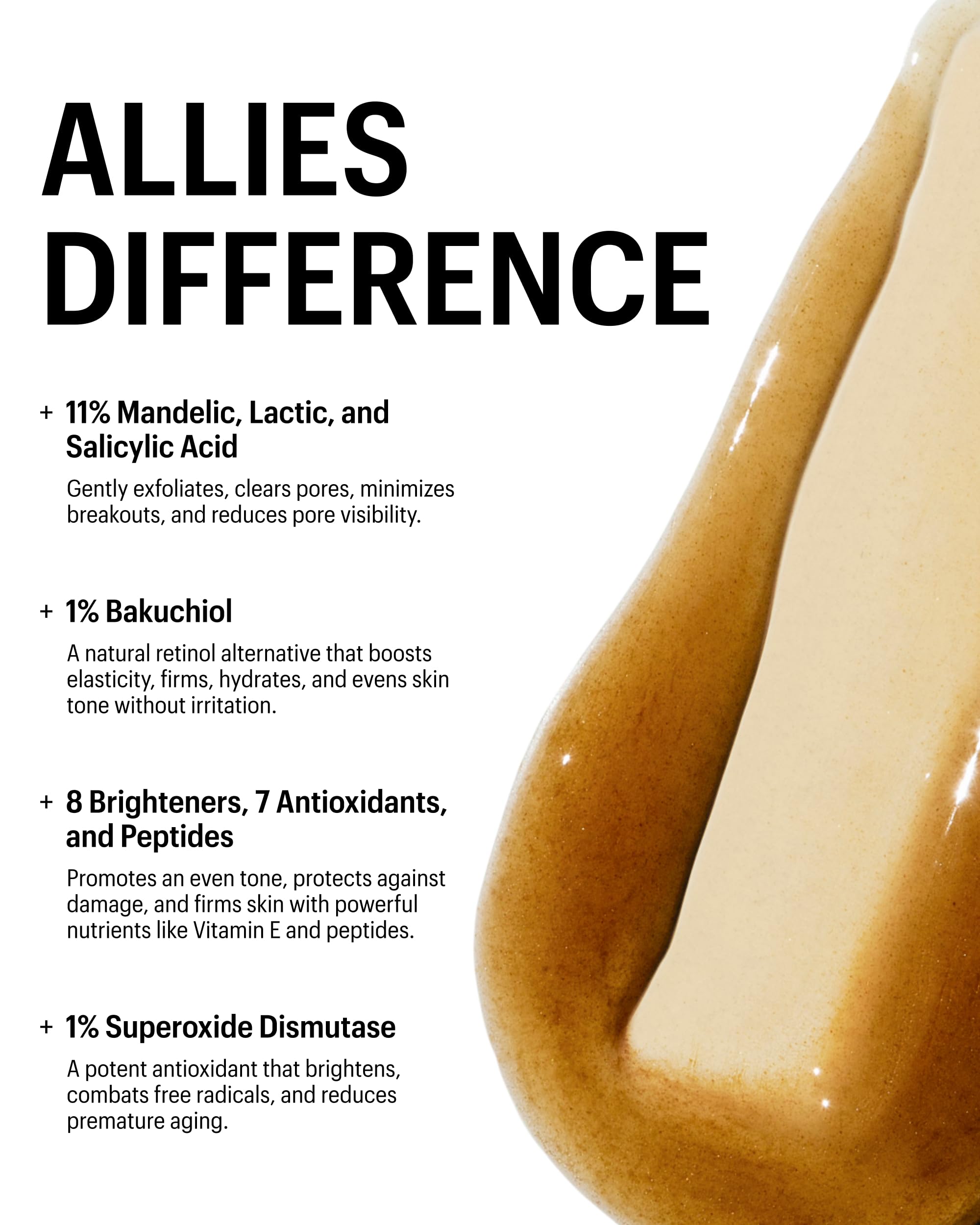 All ies of Skin teint uniforme: peau plus lisse et lumineuse.