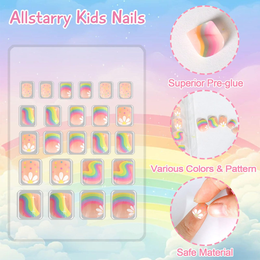 Allstarry onglets adhésifs fleurs et paillettes: aspect ludique pour fête.