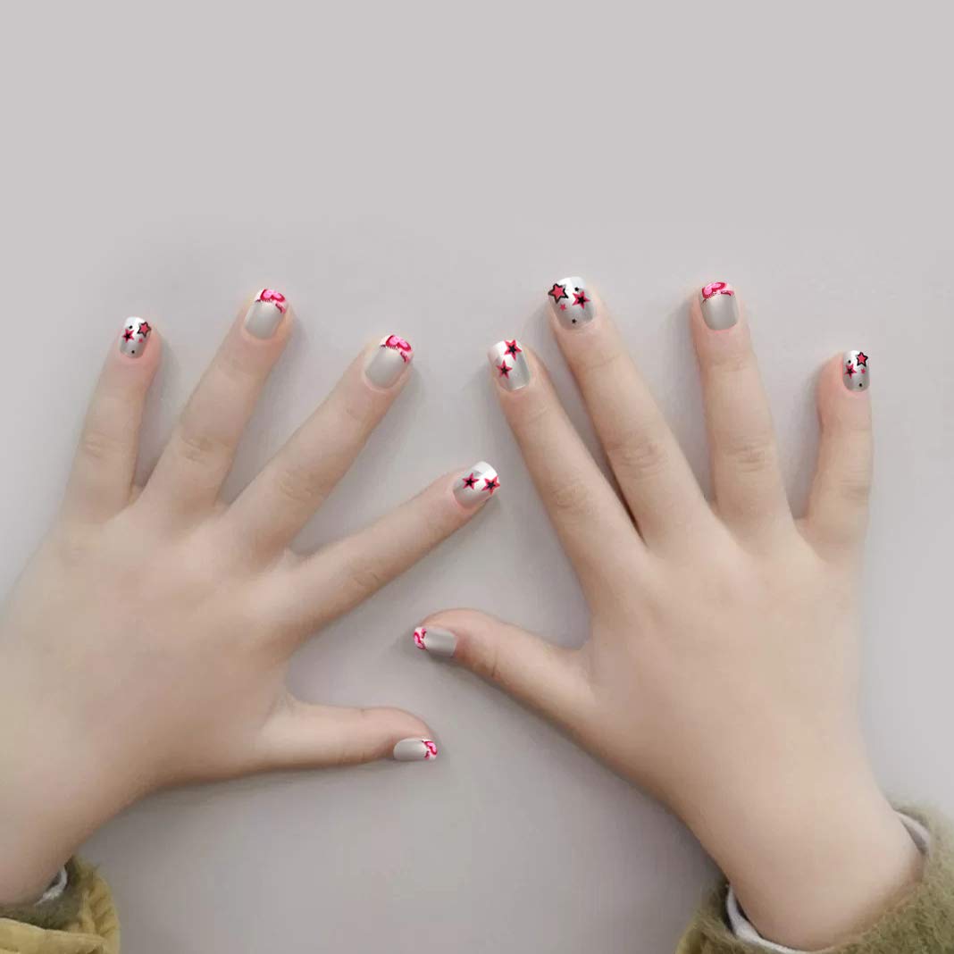 Allstarry ongles precolles enfant fleurs - application rapide et ludique.