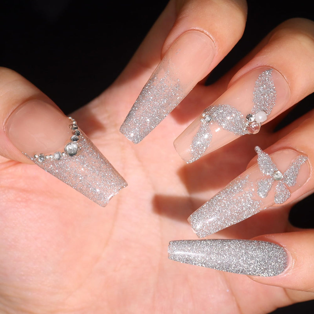 Allstarry vernis gel effet-disco-lumiere, brillance marquante sous éclairage.