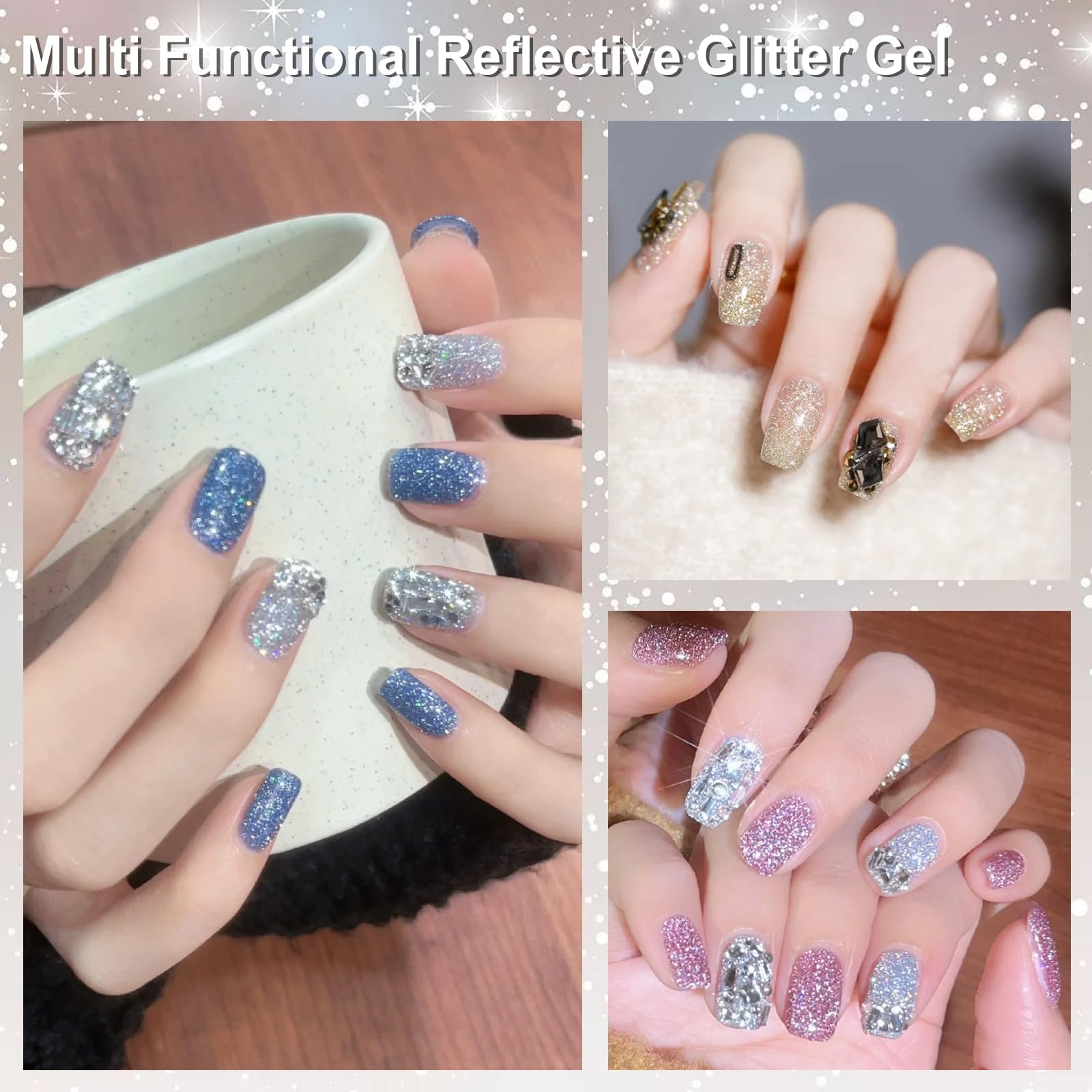 Allstarry vernis gel sechage-uv-led, fixation rapide et longue tenue.