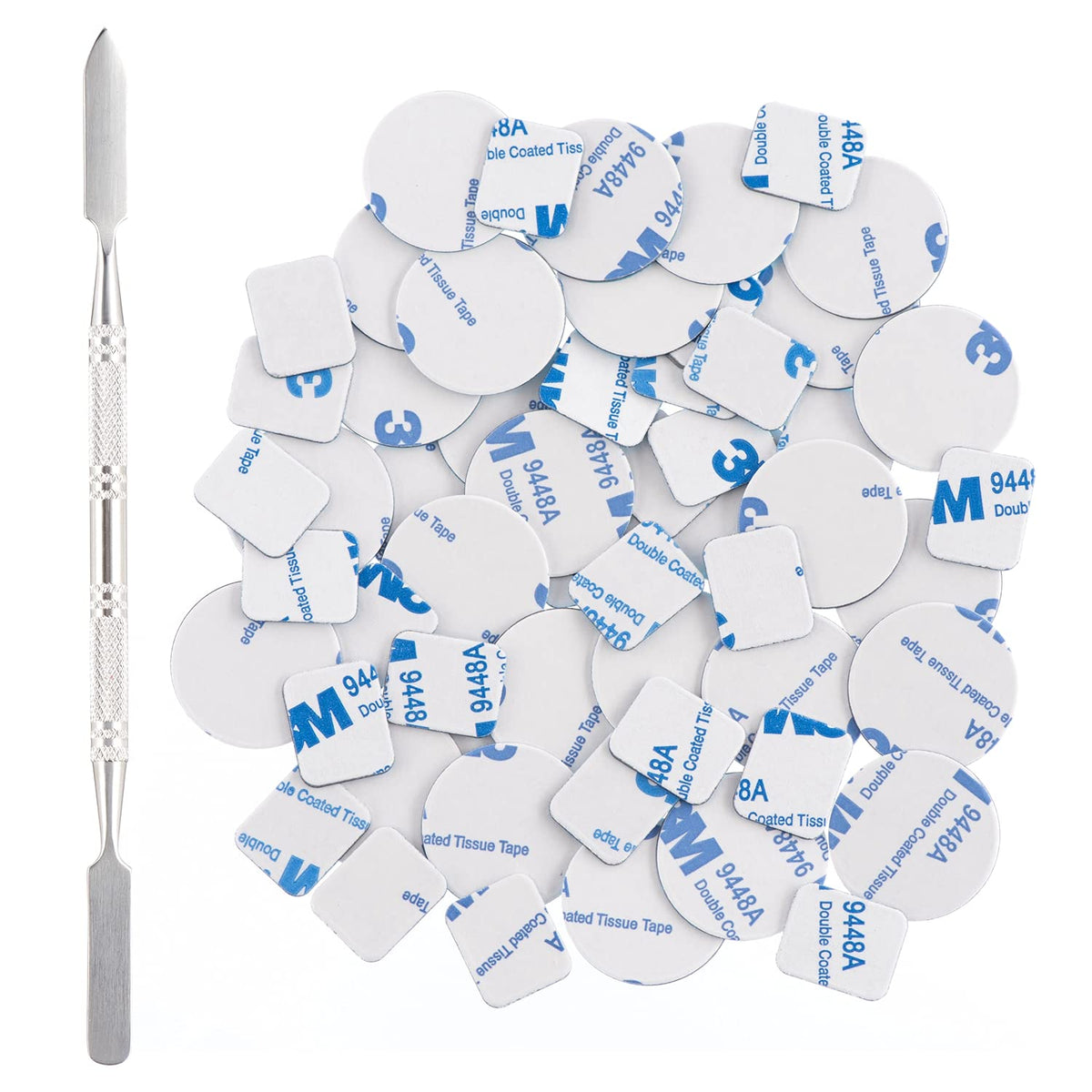 Allwon 56 stickers métalliques pour palette magnétique, rangement facile des ombres.