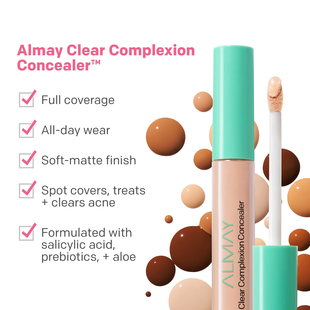 Texture légère du correcteur Almay offrant une couvrance naturelle.