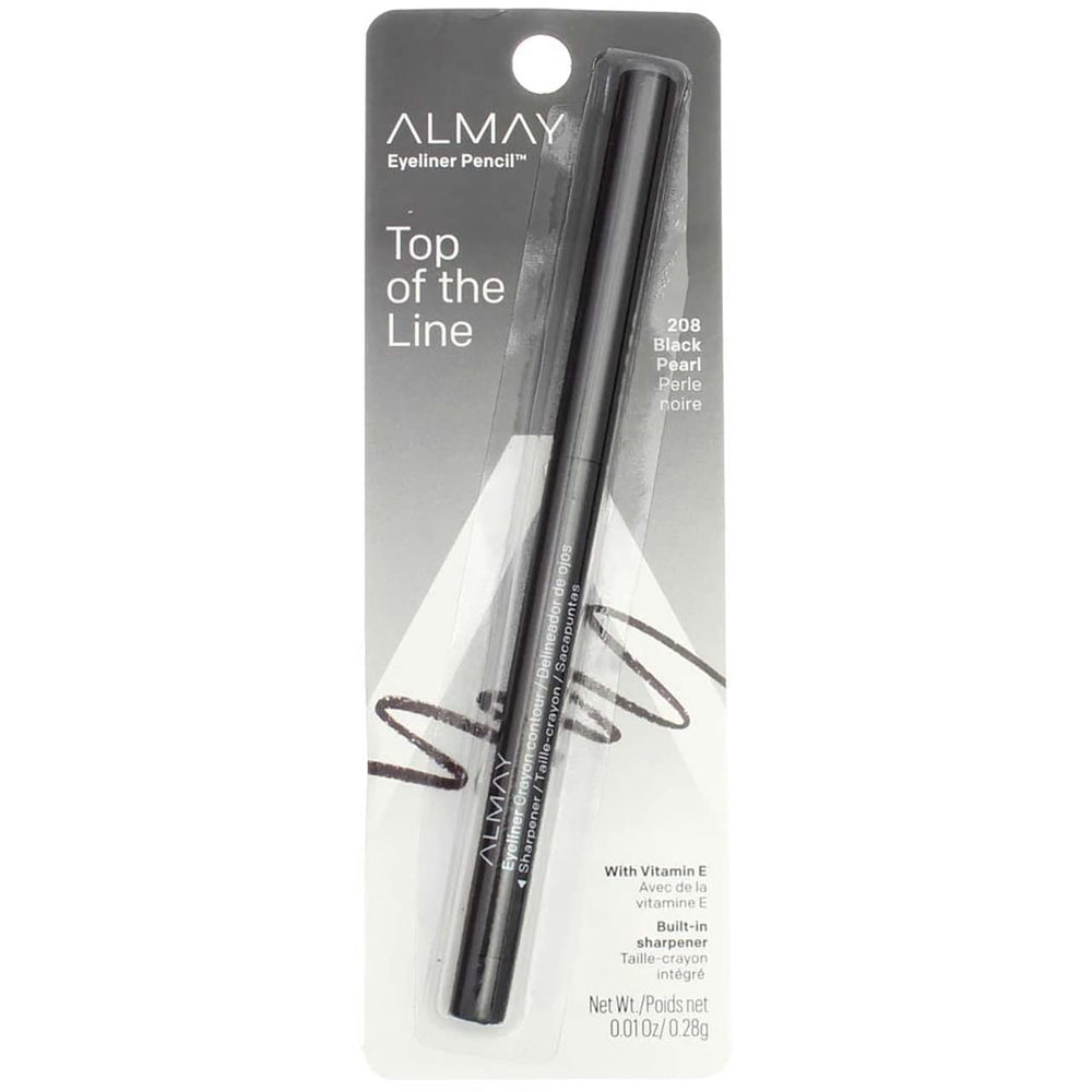 Almay crayon yeux Intense i-Color Noir Perle, tenue longue durée sans bavure.