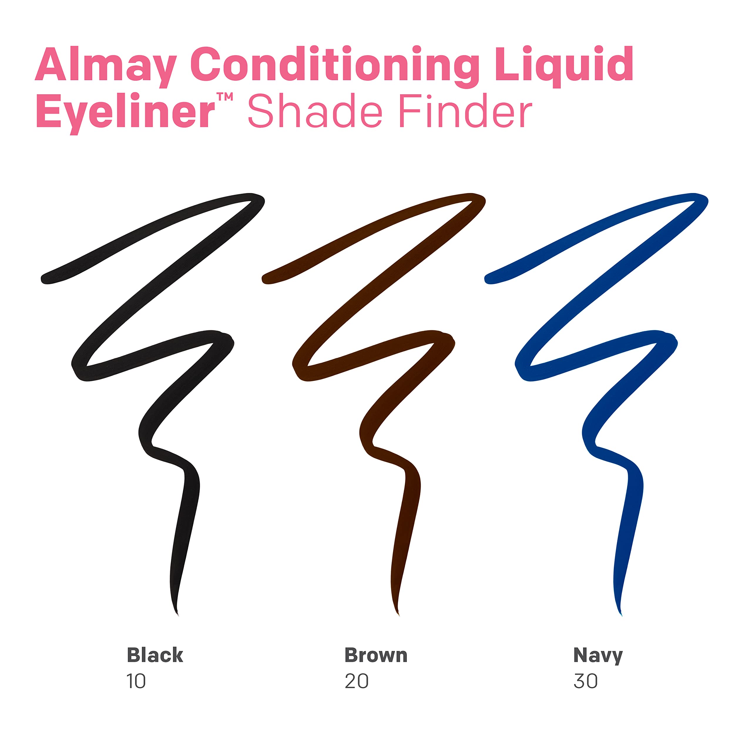 Almay Eyeliner Liquide – emballage compact idéal pour le sac.