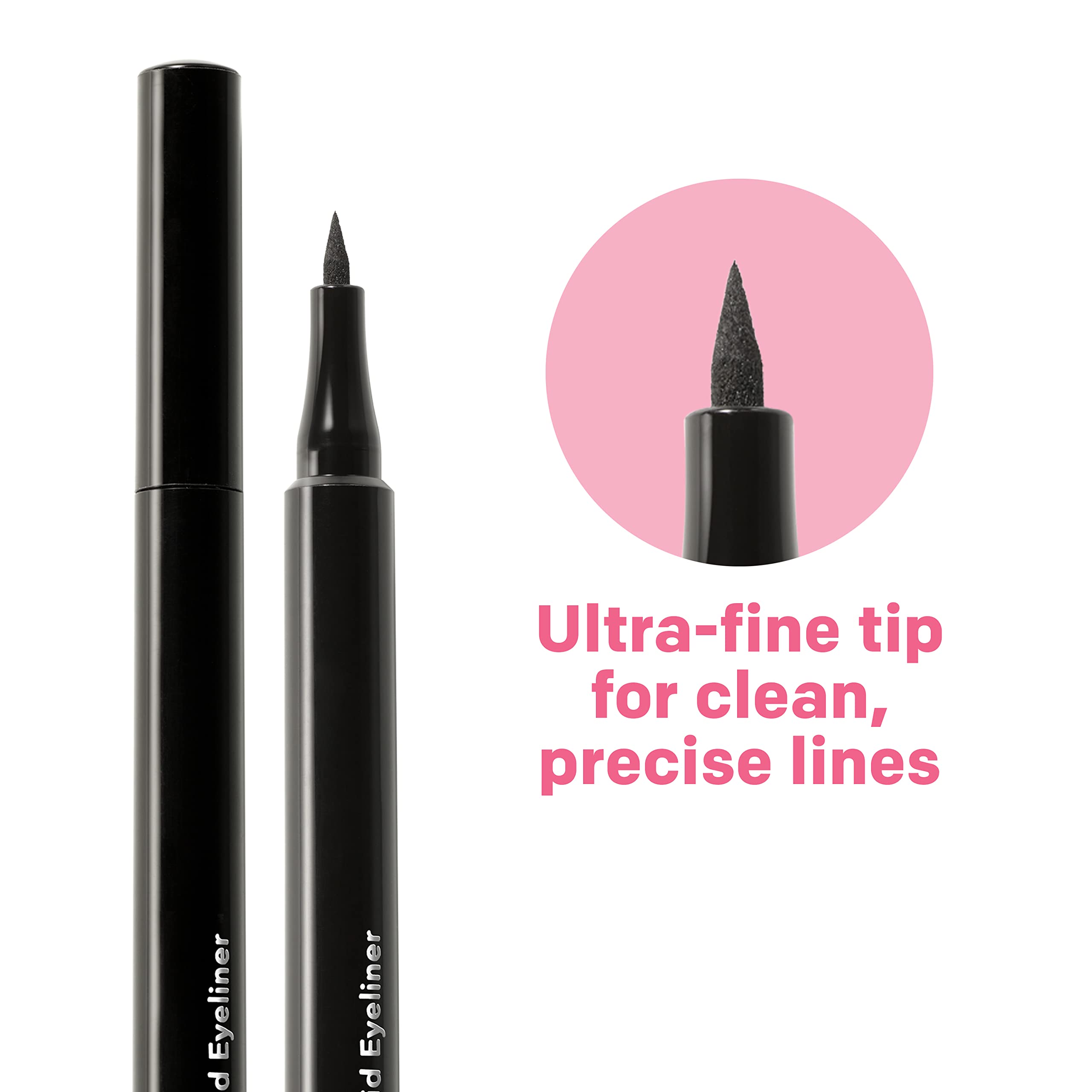 Almay Eyeliner Liquide – hypoallergénique et testé ophtalmologiquement.