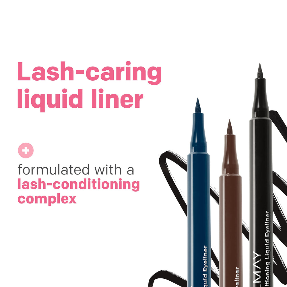 Almay Eyeliner Liquide – sans parabènes et sans parfum pour yeux sensibles.