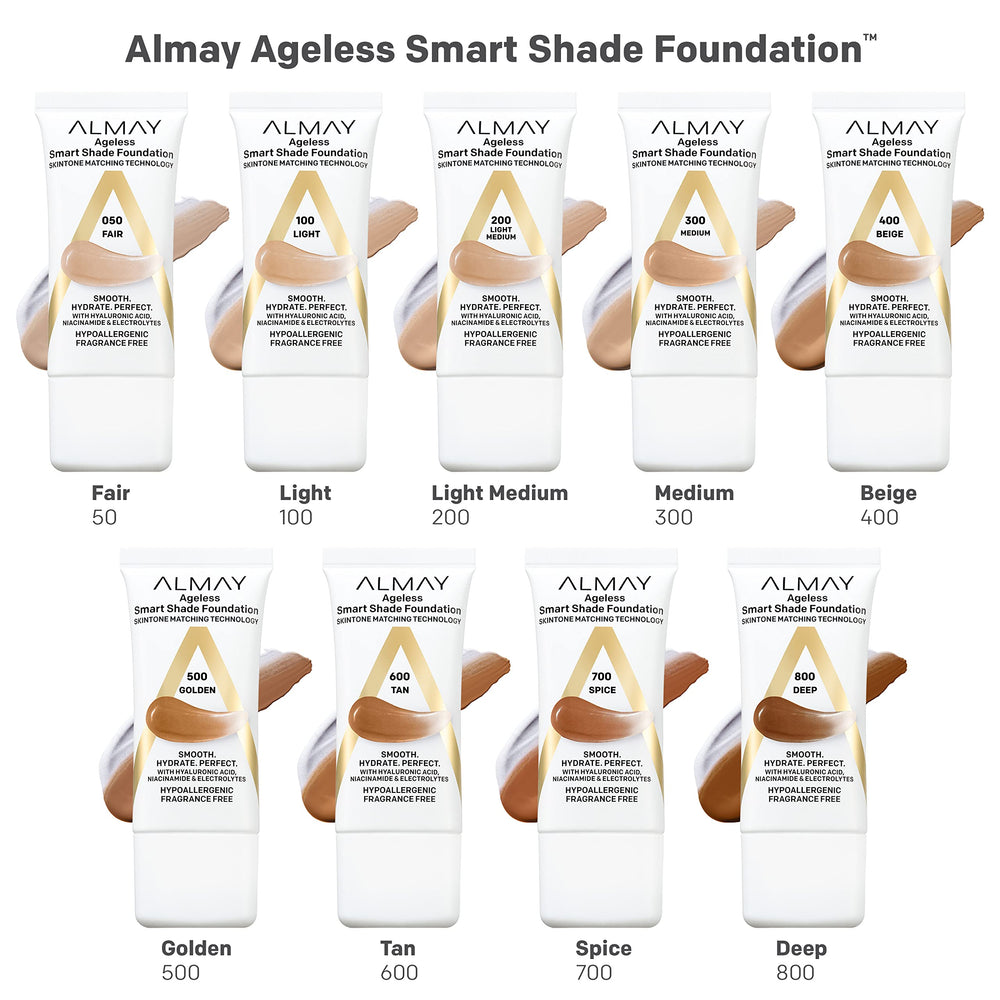 Almay fond de teint intelligent close-up visage hydraté