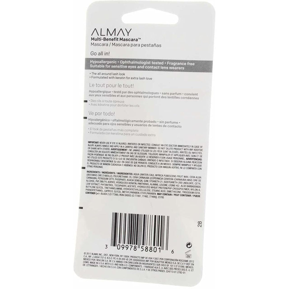 Almay Mascara Application précise sans paquets.