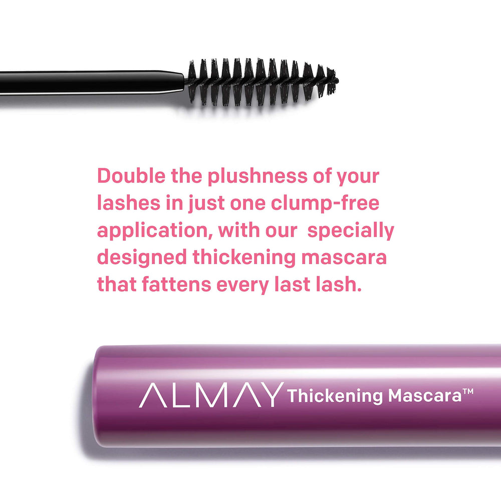 Application sans paquets grâce à la brosse Quick Coat d’Almay Mascara